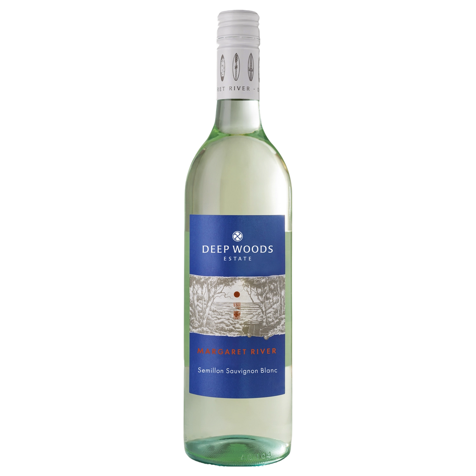 A bottle of Deep Woods Margaret River Semillon Sauvignon Blanc 2025 750ml White Wine