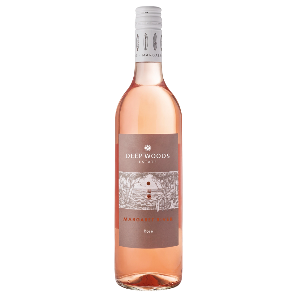 A bottle of Deep Woods Margaret River Rose 2025 750ml Rose Wine