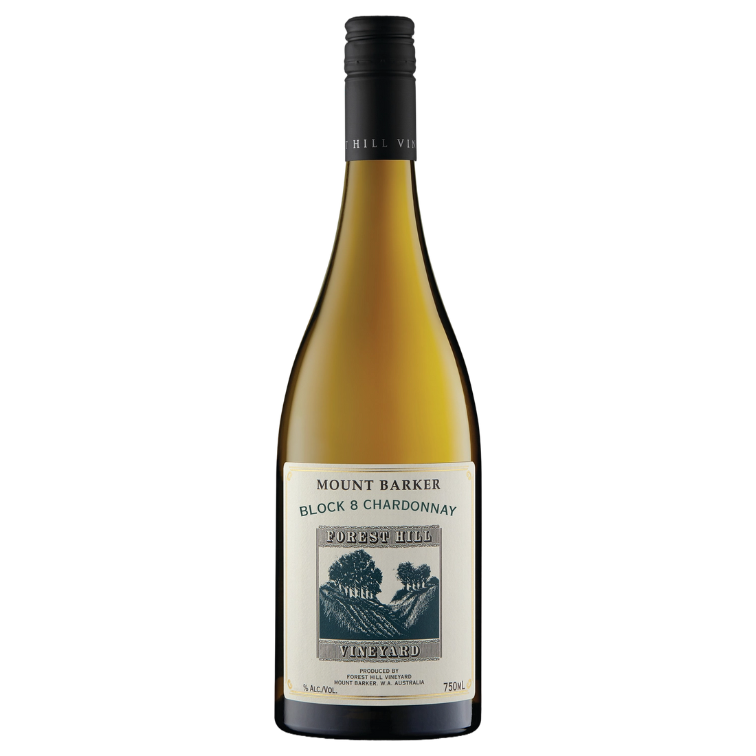 A bottle of Forest Hill Vineyard Block 8 Chardonnay 2025 750ml White Wine