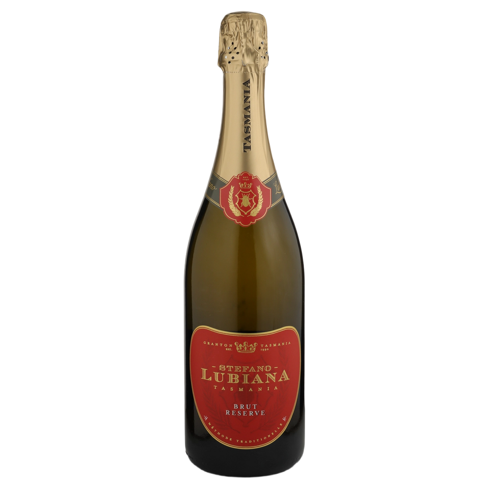 A bottle of NV Stefano Lubiana Sparkling Brut Reserve Derwent Valley 750ml Sparkling Wine