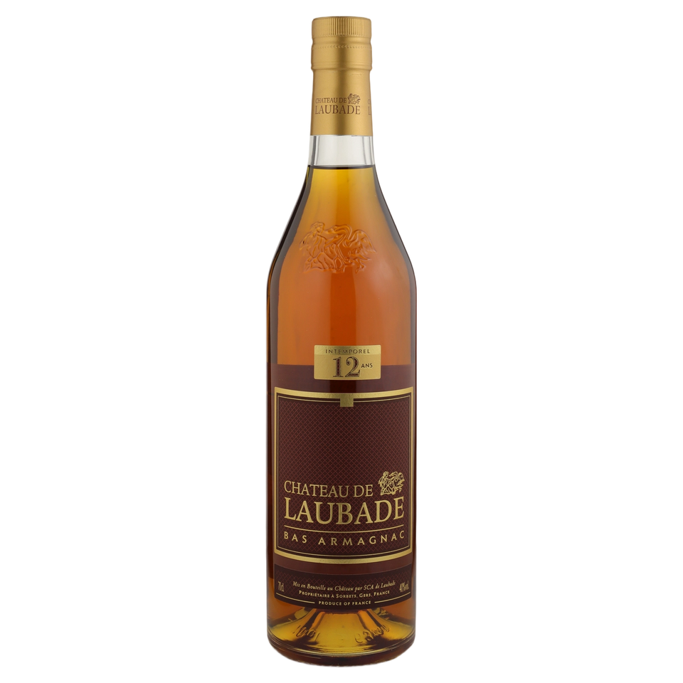 A bottle of Chateau de Laubade Bas Armagnac Hors d'âge 12YO 40% 700ml