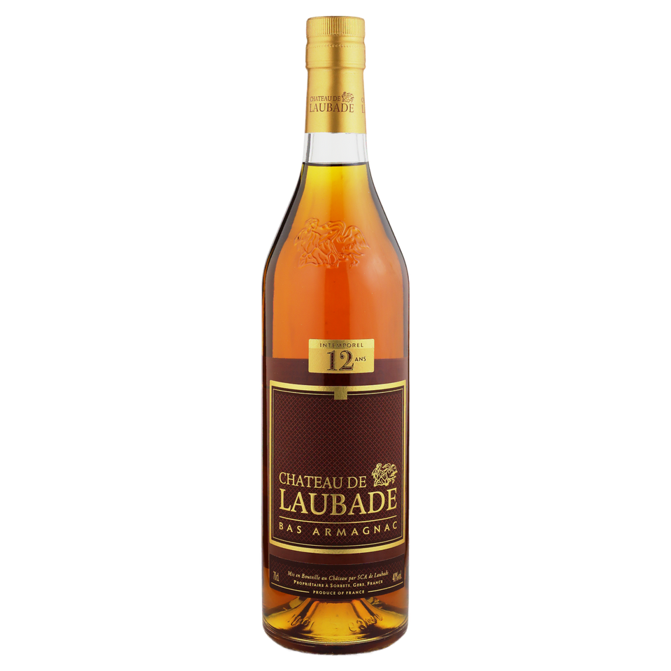 A bottle of Chateau de Laubade Bas Armagnac Intemporel 12YO 40% 700ml