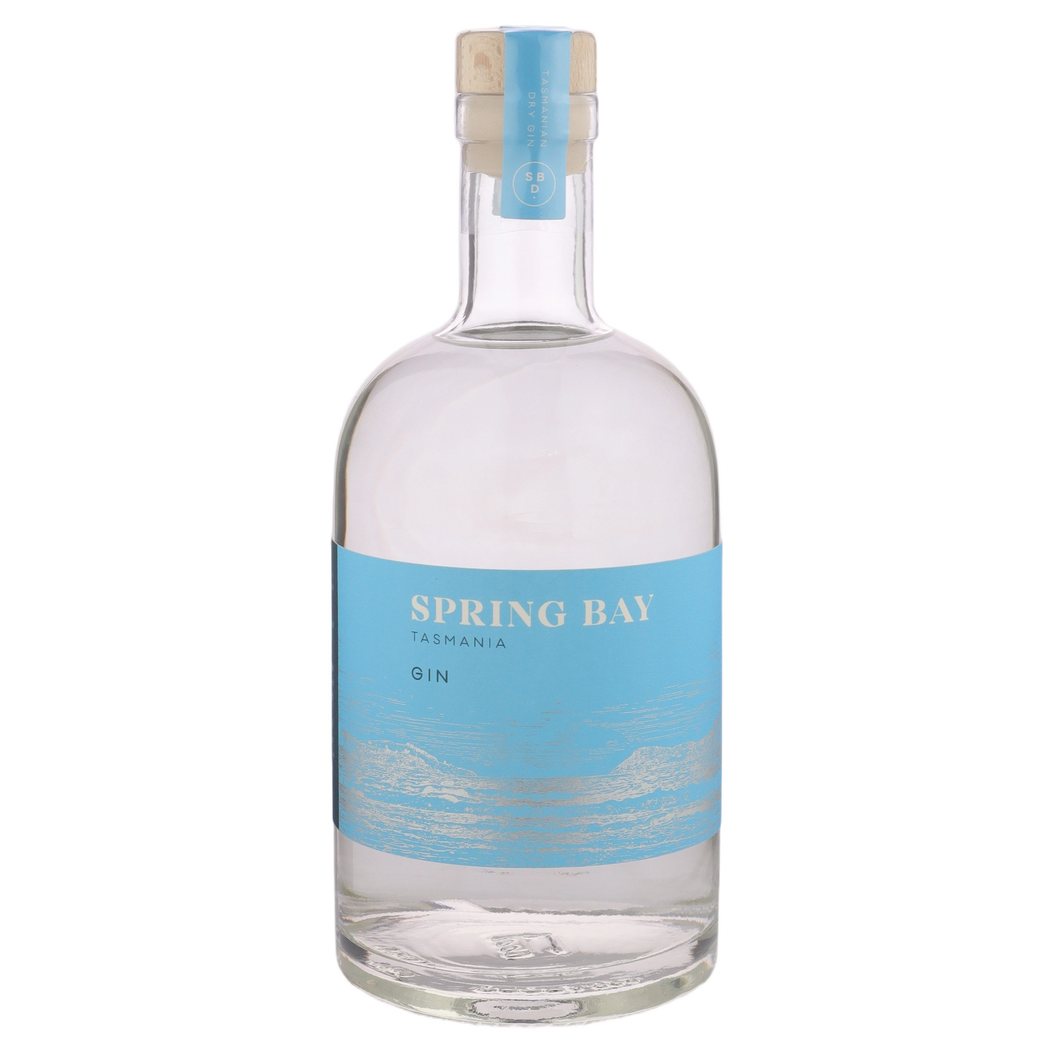 A bottle of Spring Bay Tasmanian Gin 46% 700ml
