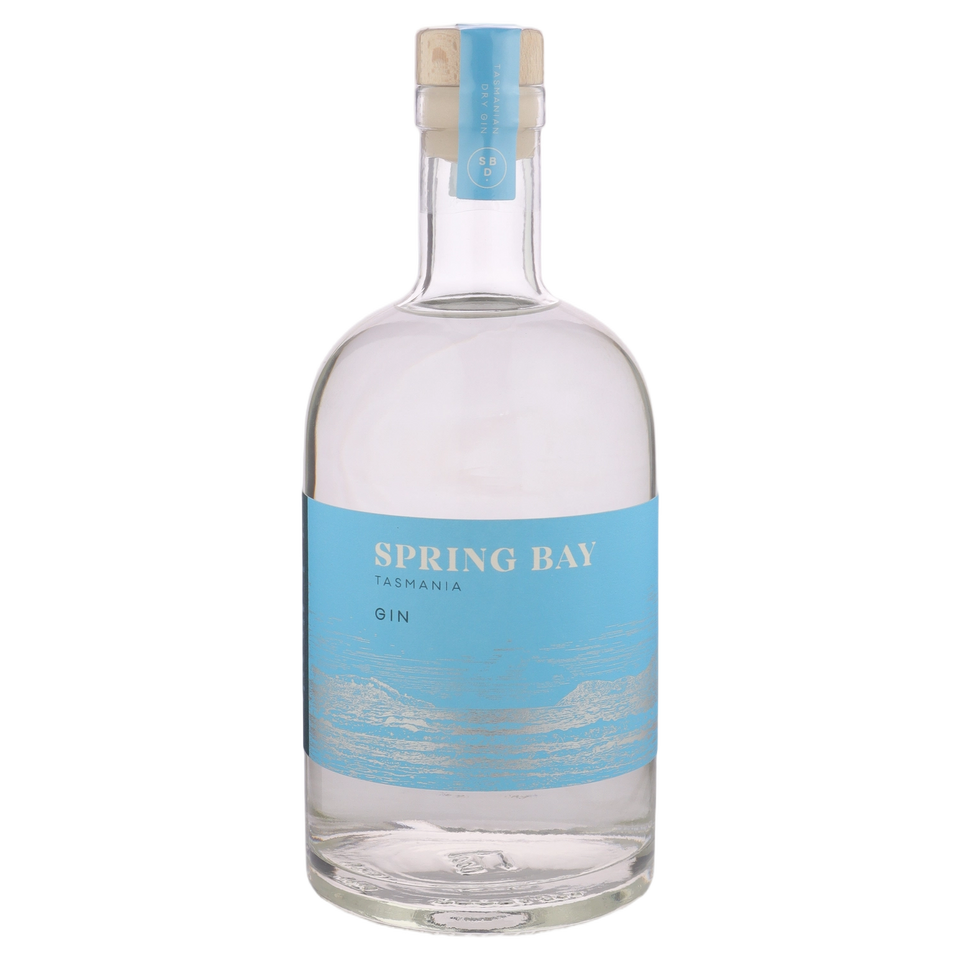 A bottle of Spring Bay Tasmanian Gin 46% 700ml