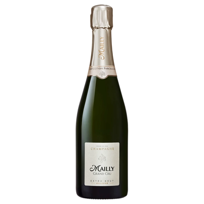 A bottle of Mailly Grand Cru Extra Brut Millésimé 2019 750ml Sparkling Wine
