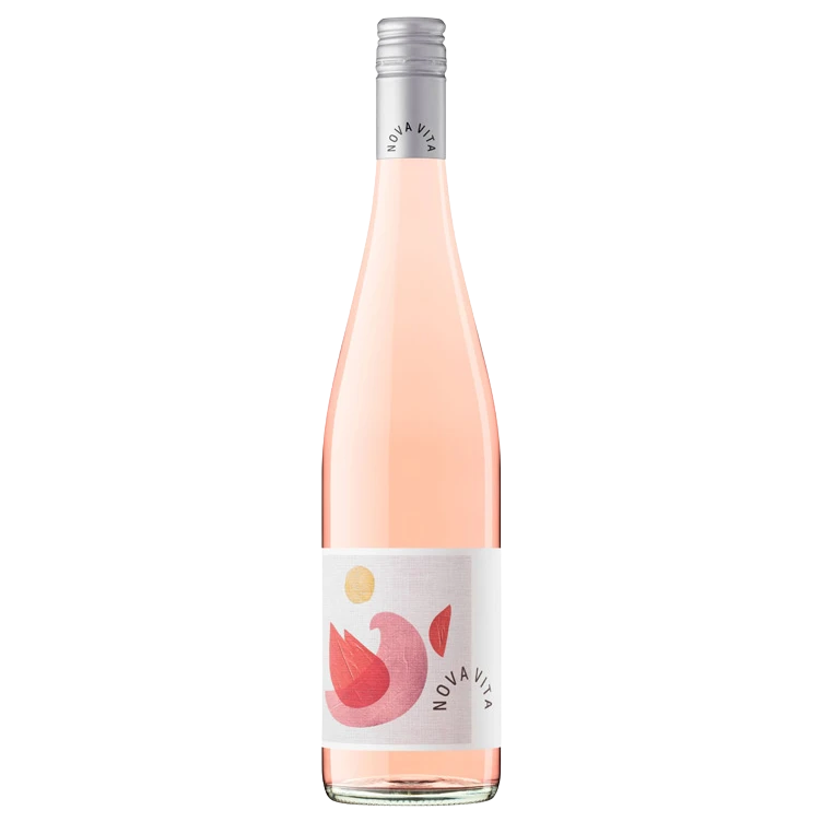 A bottle of Nova Vita Firebird Pinot Rose 2025 750ml Red Wine
