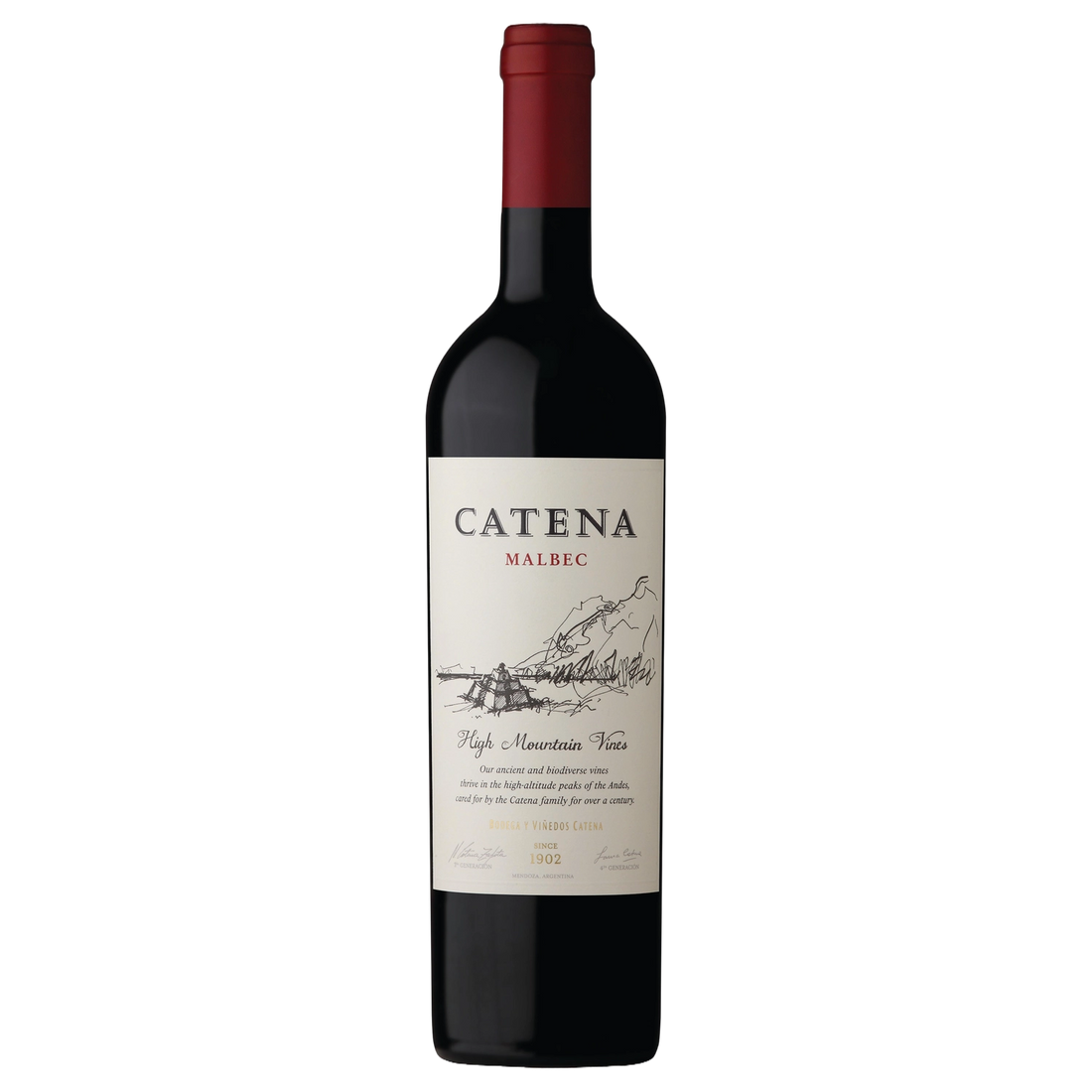 A bottle of Catena Malbec 2024 750ml Red Wine
