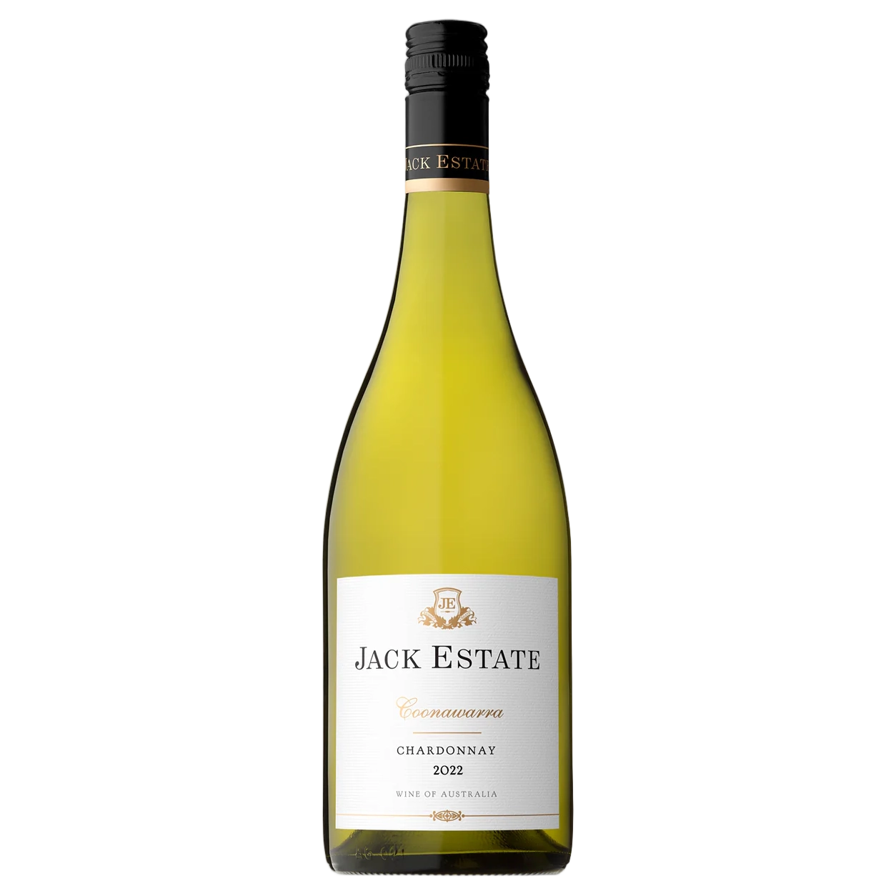 A bottle of Jack Estate Chardonnay 2022 750ml White Wine