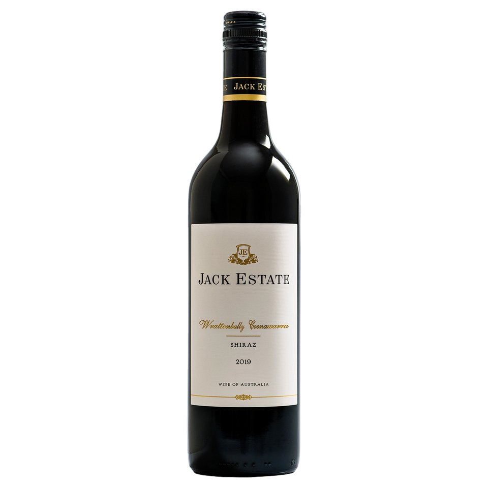 A bottle of Jack Estate Shiraz 2019 750ml Red Wine