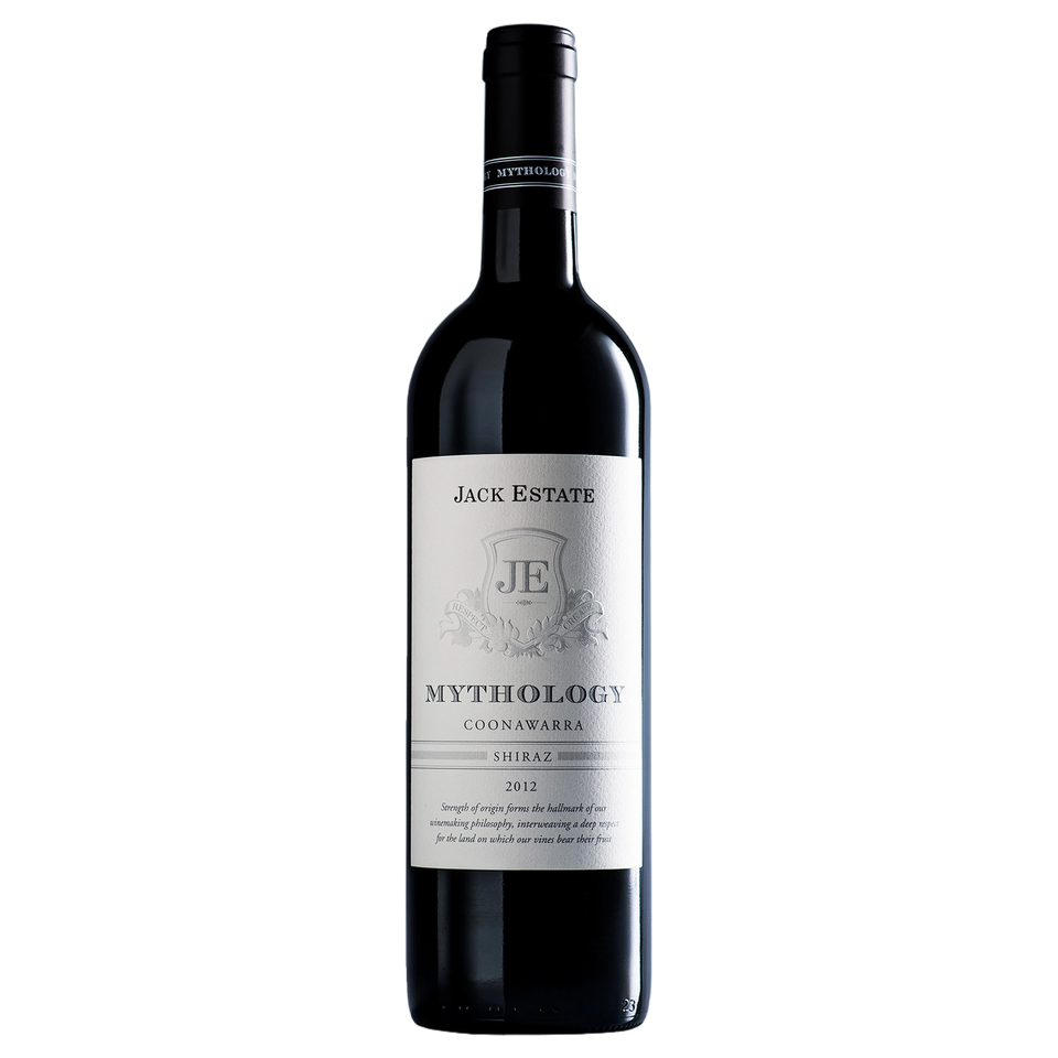 A bottle of Jack Estate Mythology Shiraz 2012 750ml Red Wine