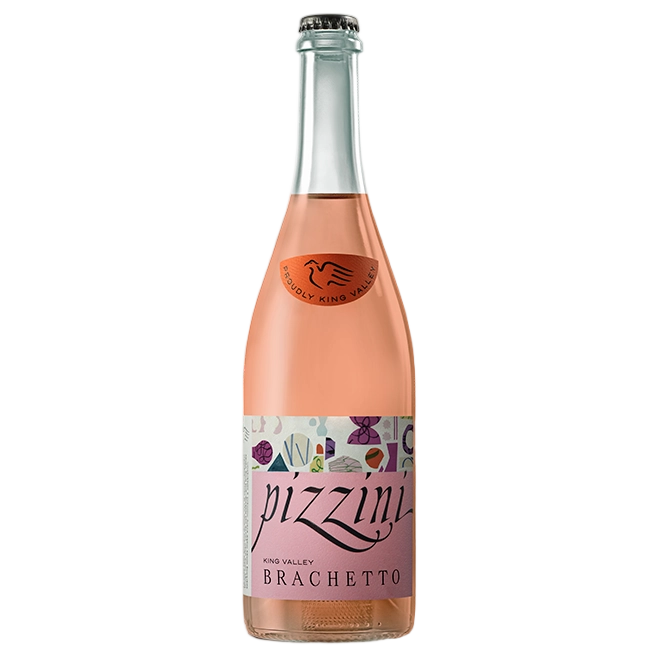 A bottle of Pizzini Brachetto 2025 750ml Red Wine