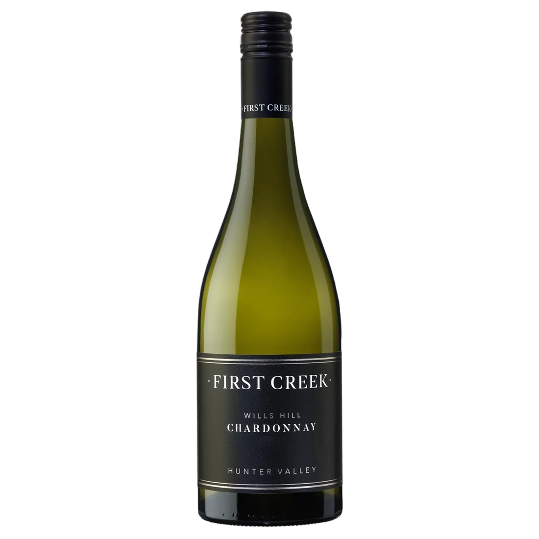 A bottle of First Creek Single Vineyard Will'S Hill Chardonnay 2023 750ml White Wine
