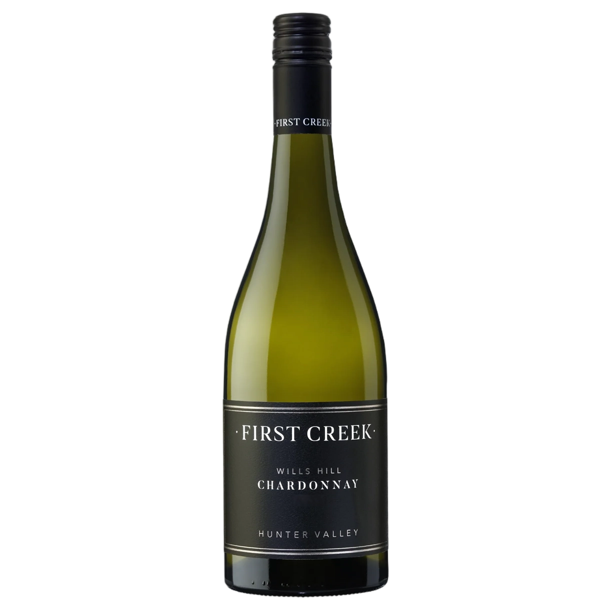 A bottle of First Creek Single Vineyard Will'S Hill Chardonnay 2023 750ml White Wine