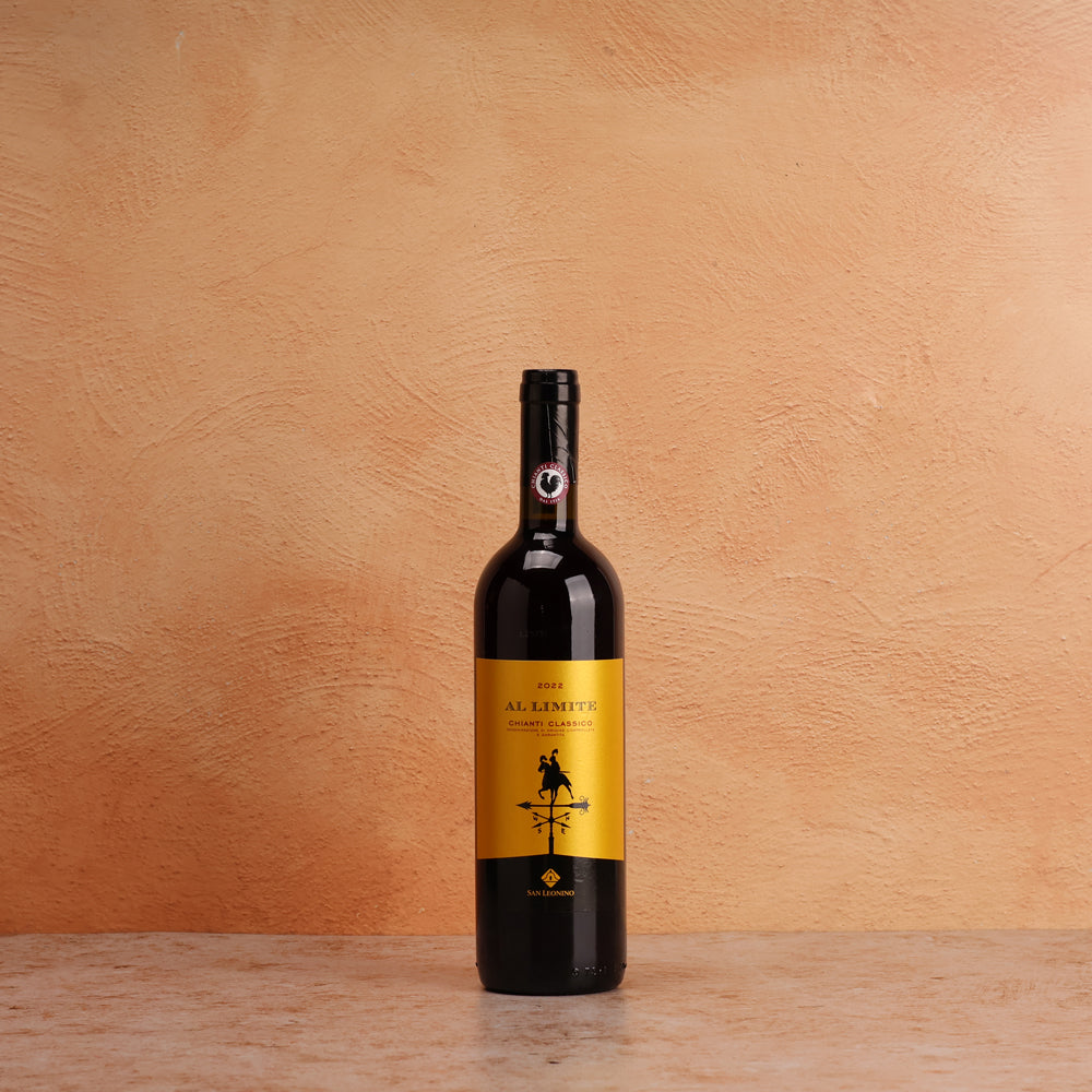 A bottle of San Leonino Al limite Chianti Classico 2022 750ml Red Wine