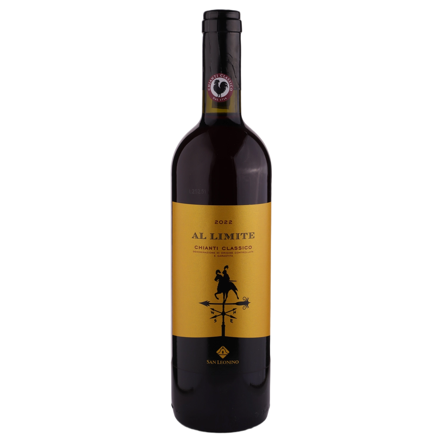 A bottle of San Leonino Al limite Chianti Classico 2022 750ml Red Wine