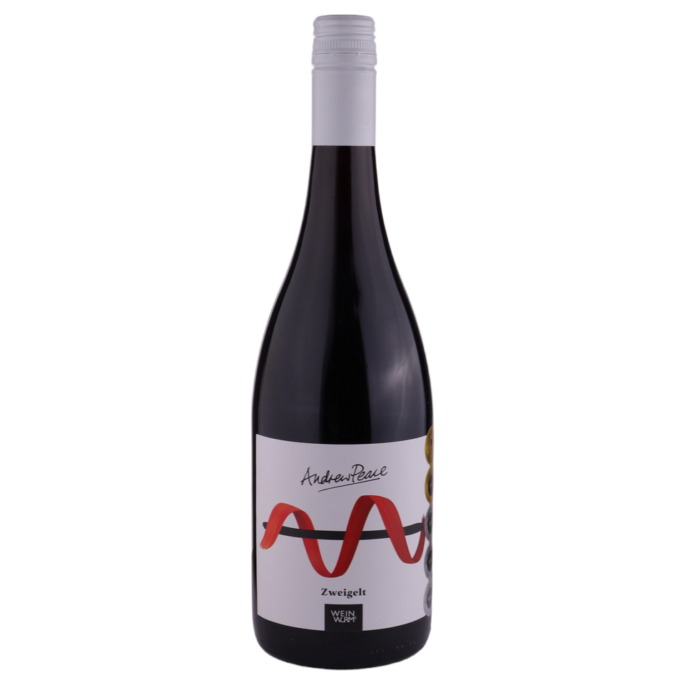 A bottle of Andrew Peace Zwiegelt 2020 750ml Wine Wine