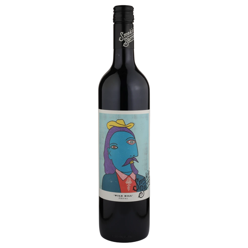 A bottle of Smokin Barrels Shiraz 2024 750ml Red Wine