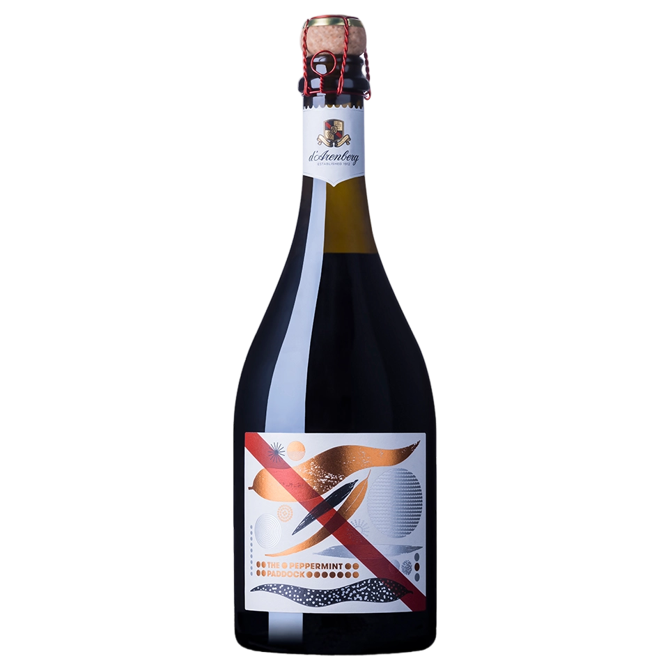 A bottle of d’Arenberg The Peppermint Paddock Sparkling Red NV 750ml Sparkling Wine