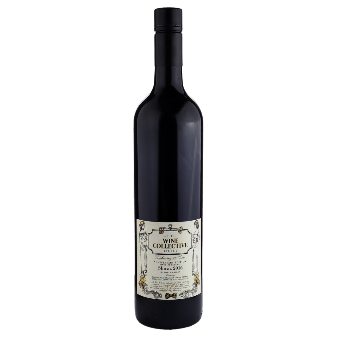 A bottle of TWC 80th Barossa Valley Casella Shiraz 2016 750ml Red Wine