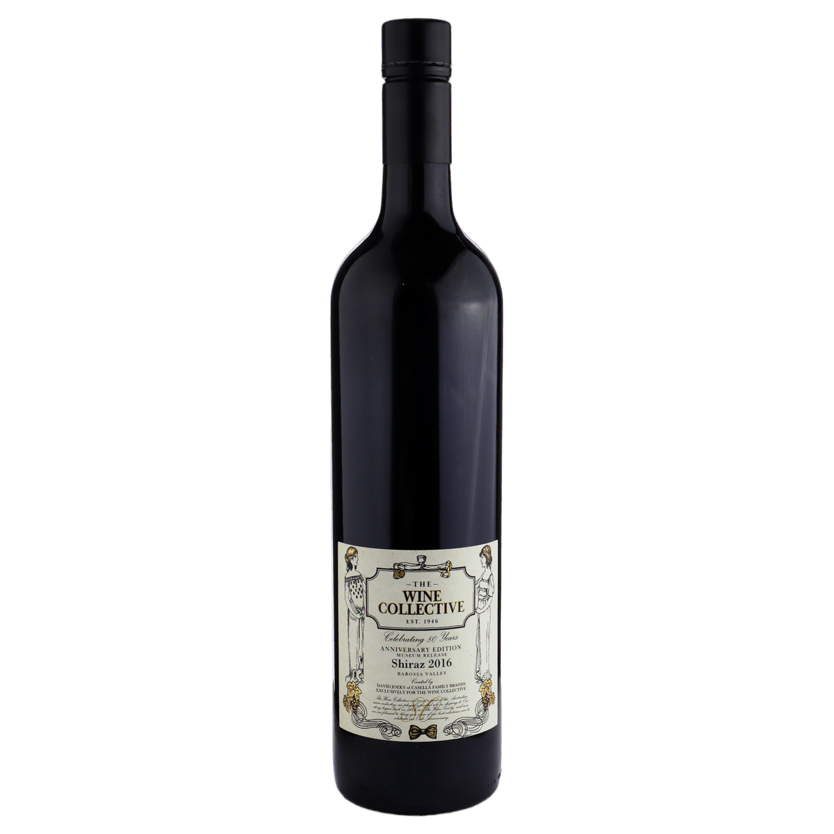 A bottle of TWC 80th Barossa Valley Casella Shiraz 2016 750ml Red Wine