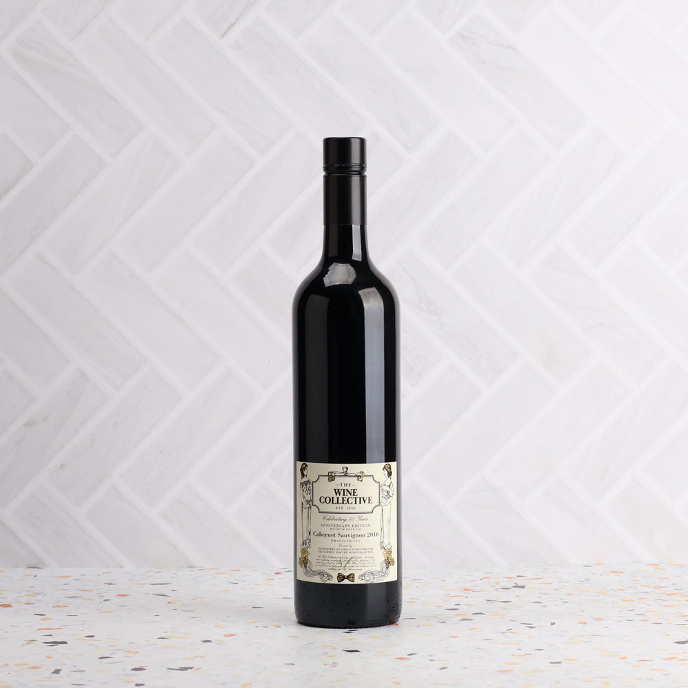 A bottle of TWC 80th Wrattonbully Casella Cabernet 2016 750ml Red Wine