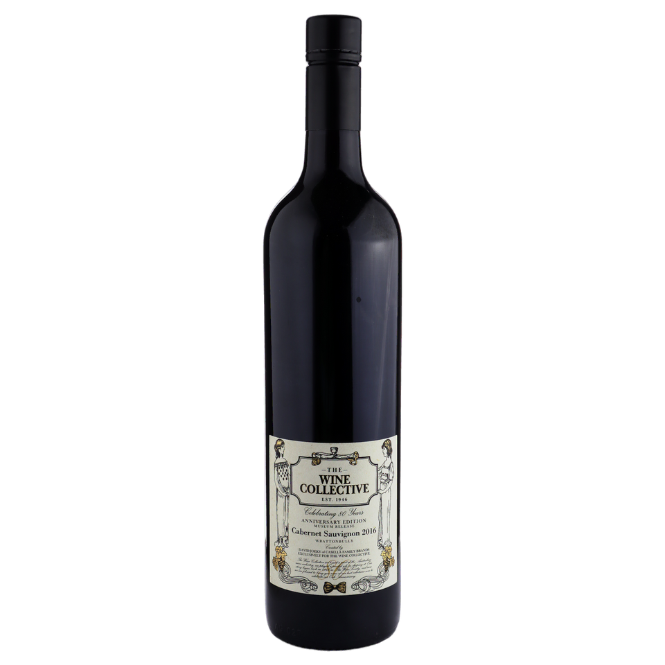A bottle of TWC 80th Wrattonbully Casella Cabernet 2016 750ml Red Wine
