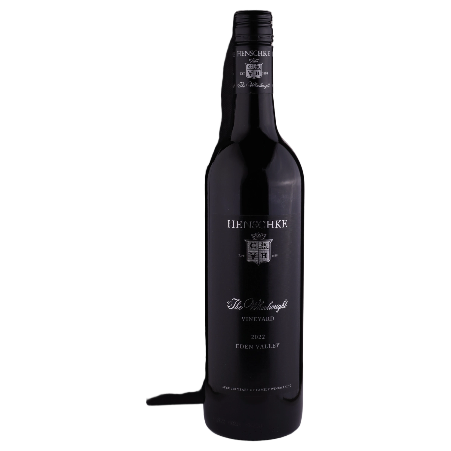 A bottle of Henschke Wheelwright Shiraz 2022 750ml Red Wine