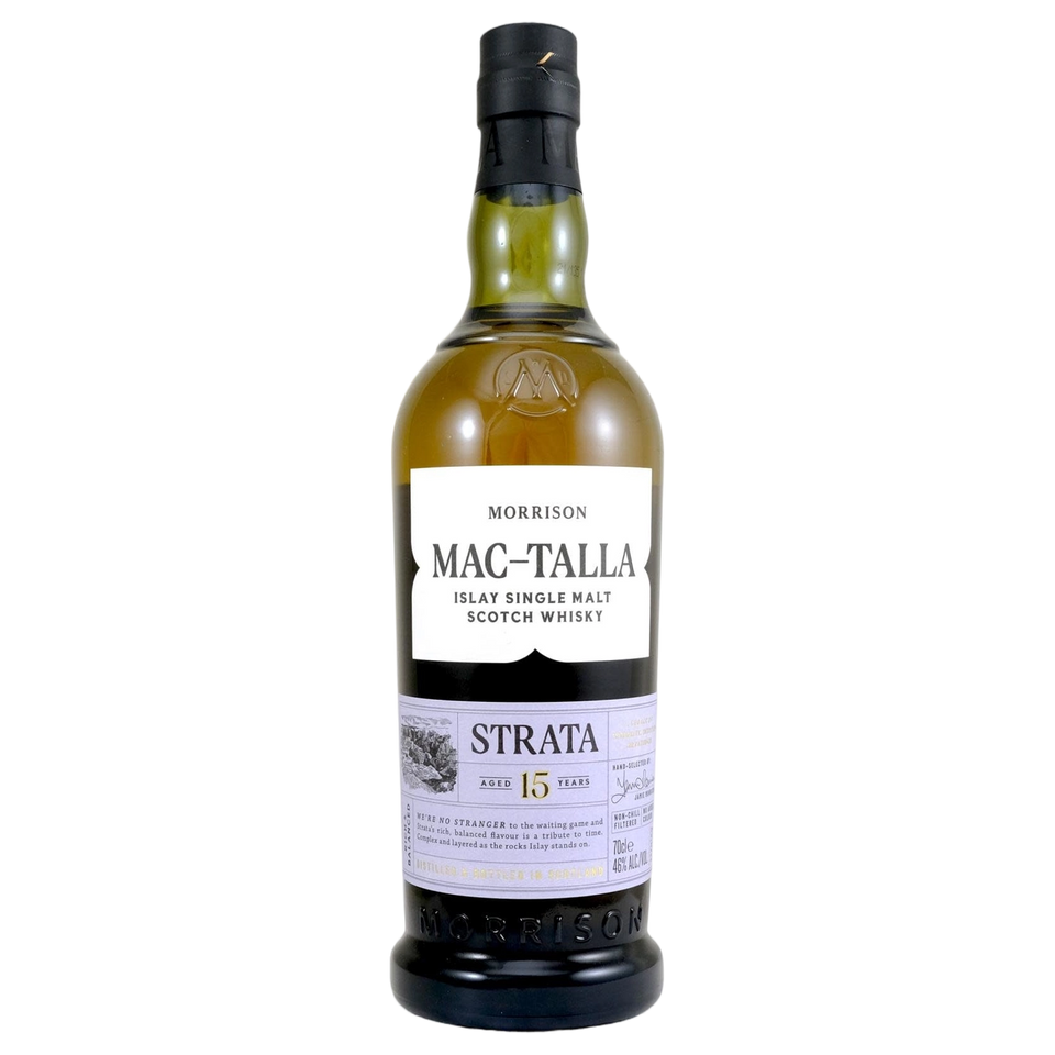 A bottle of Mac Talla 'Strata' 15 Year Old Islay Single Malt Scotch Whisky 700ml