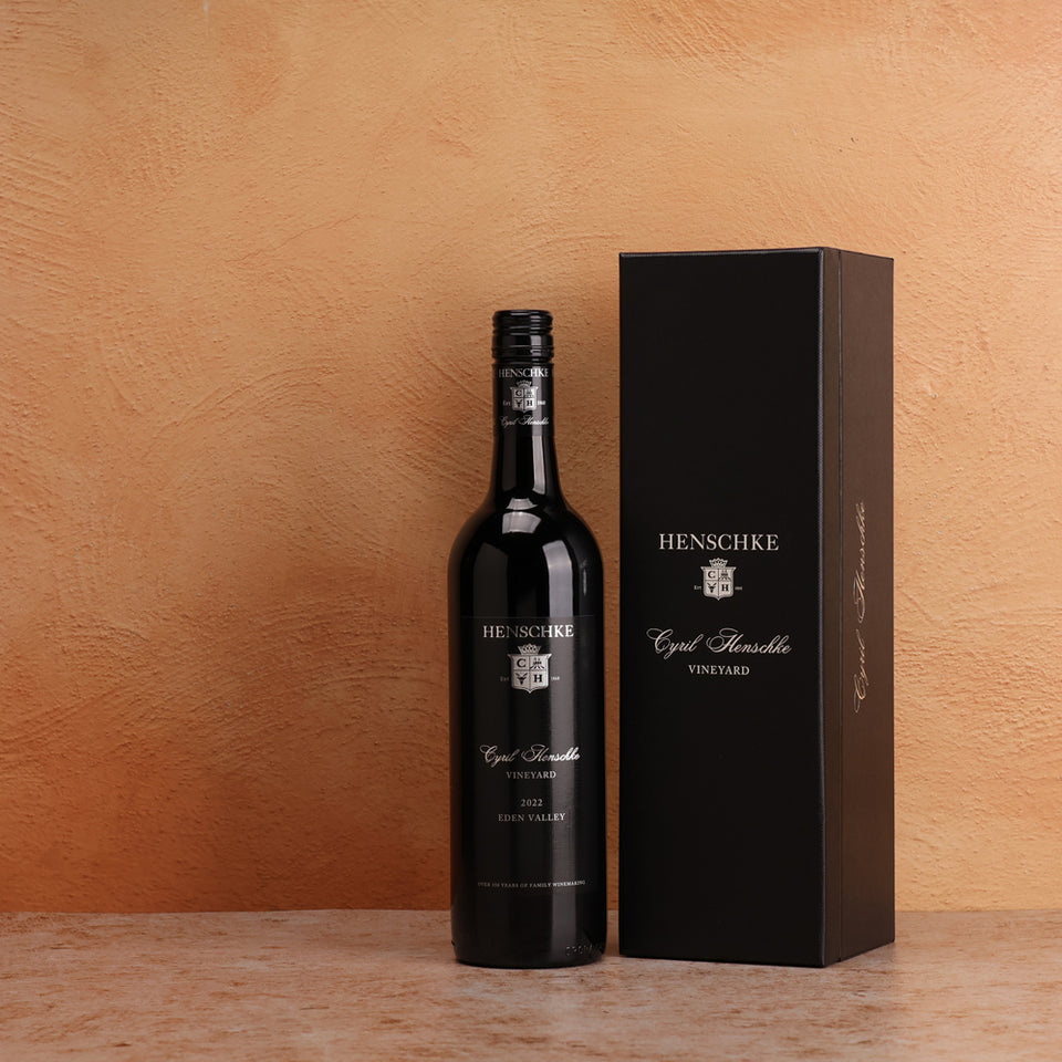 A bottle of Henschke Cyril Henschke 2022 750ml Red Wine