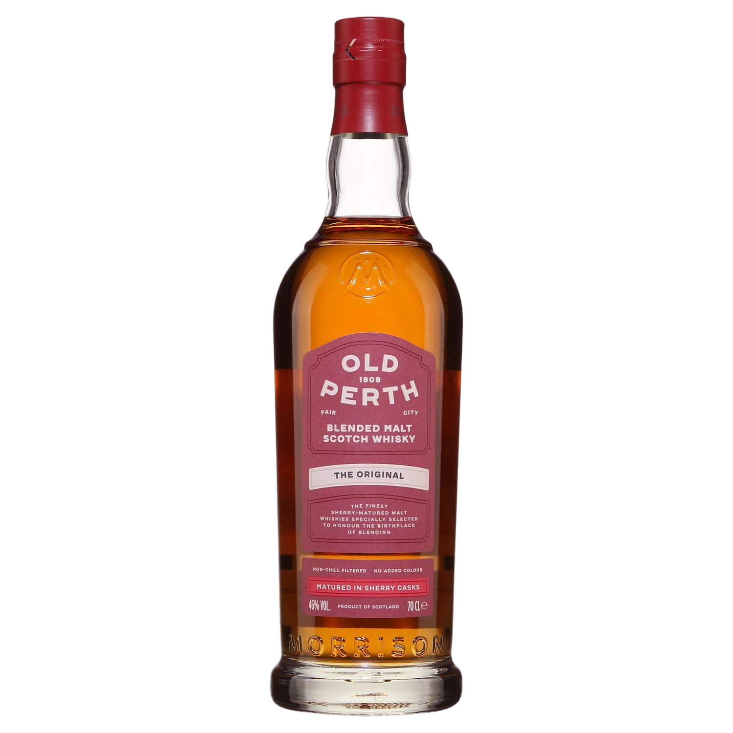 A bottle of Old Perth 'The Original' Blended Malt Scotch Whisky 700ml