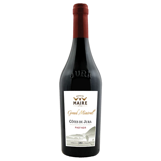 A bottle of Domaine Maire & Fils Grand Minéral Côtes du Jura Pinot Noir 2023 750ml Red Wine