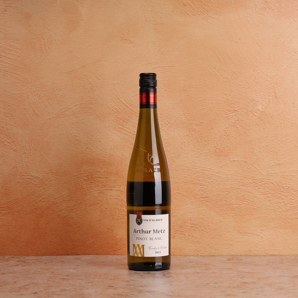 A bottle of Arthur Metz Pinot Blanc 2023 750ml White Wine