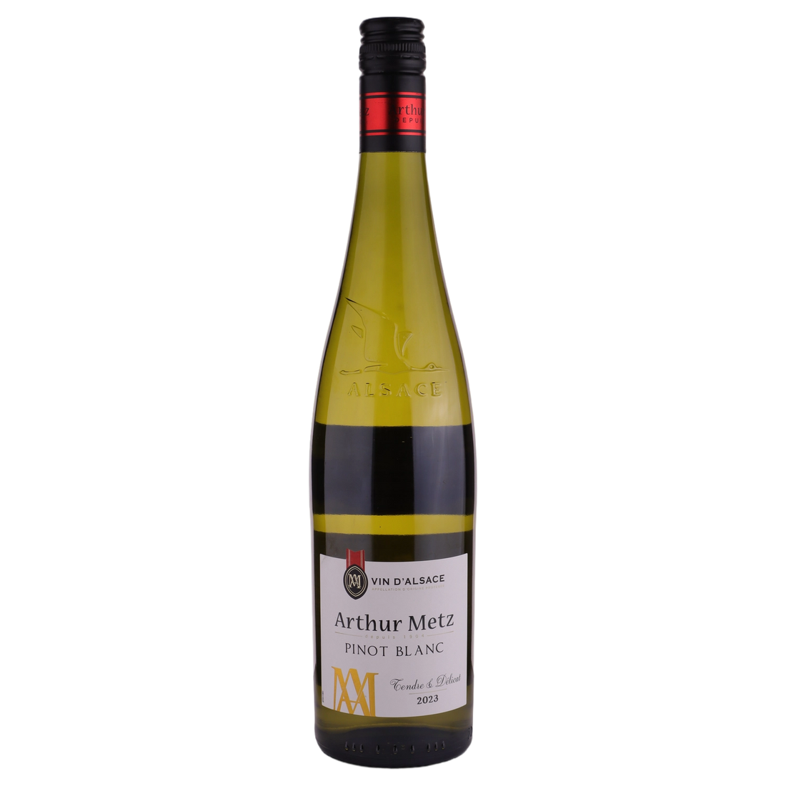 A bottle of Arthur Metz Pinot Blanc 2023 750ml White Wine