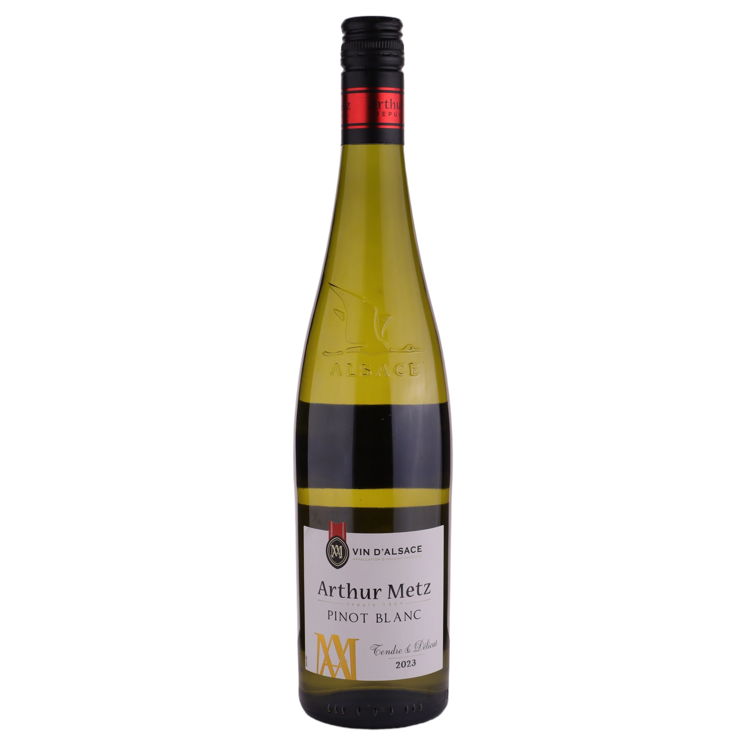 A bottle of Arthur Metz Pinot Blanc 2023 750ml White Wine