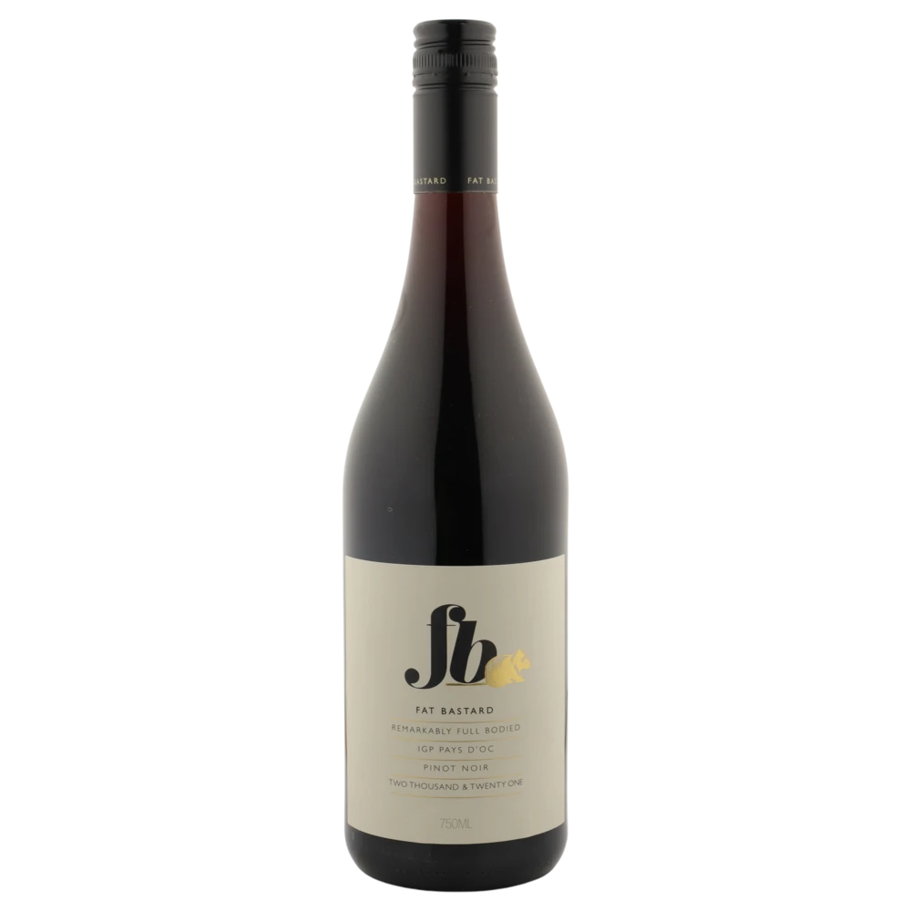 A bottle of Fat Bastard Pinot Noir 2025 750ml Red Wine