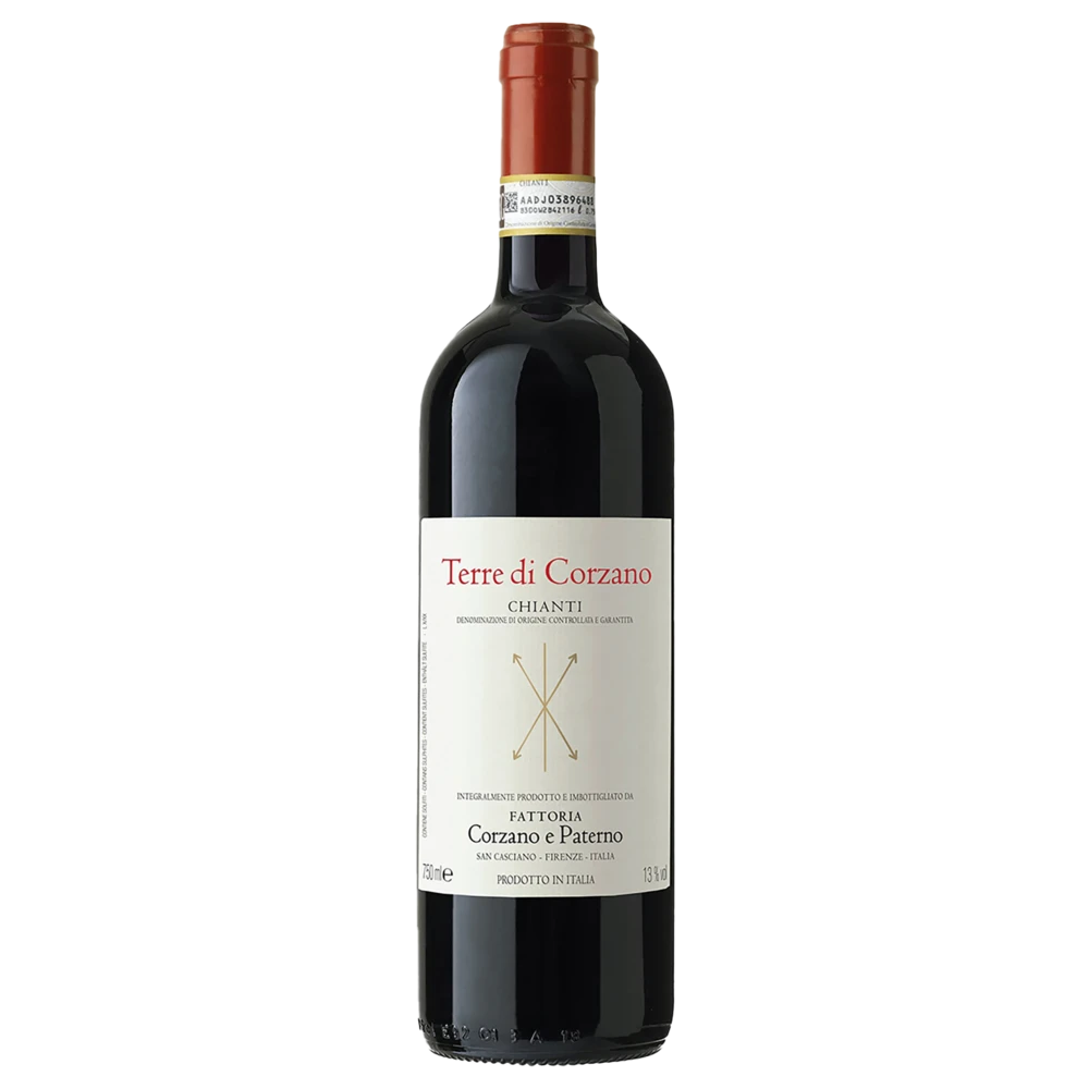 A bottle of Corzano e Paterno Chianti Terre di Corzano 2024 750ml Red Wine