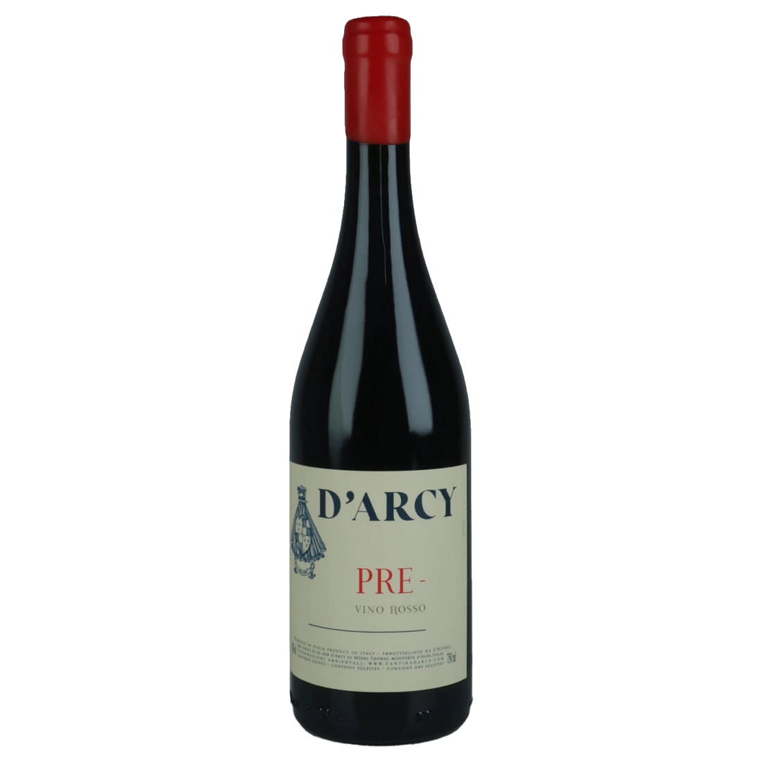 A bottle of Cantina D'Arcy Vino Rosso 'Pre' 2022 1500ml Red Wine