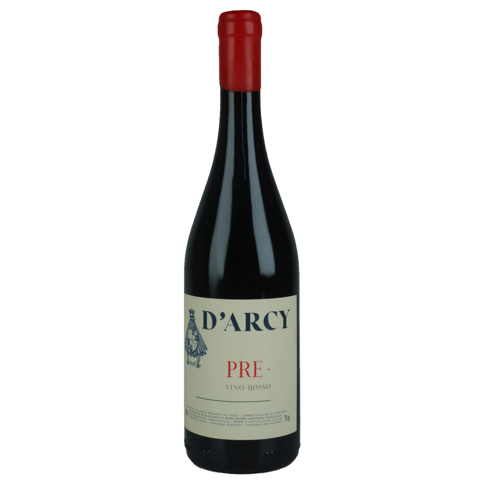 A bottle of Cantina D'Arcy Vino Rosso 'Pre' 2022 1500ml Red Wine