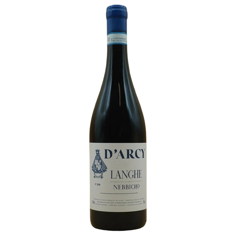 A bottle of Cantina D'Arcy Langhe Nebbiolo 2023 1500ml Red Wine