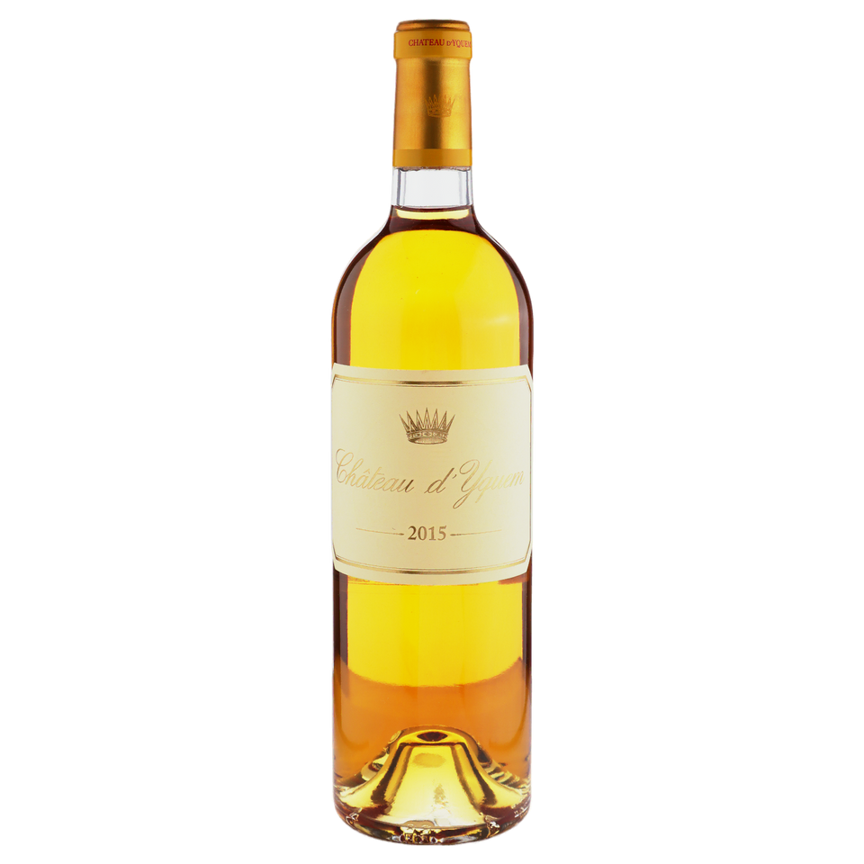 A bottle of 2015 Chateau D'Yquem 750ml White Wine