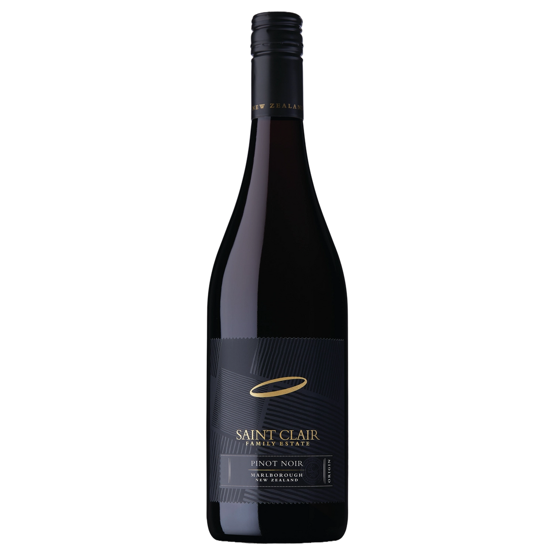 A bottle of Saint Clair Origin Pinot Noir Australia 2025 750ml Red Wine