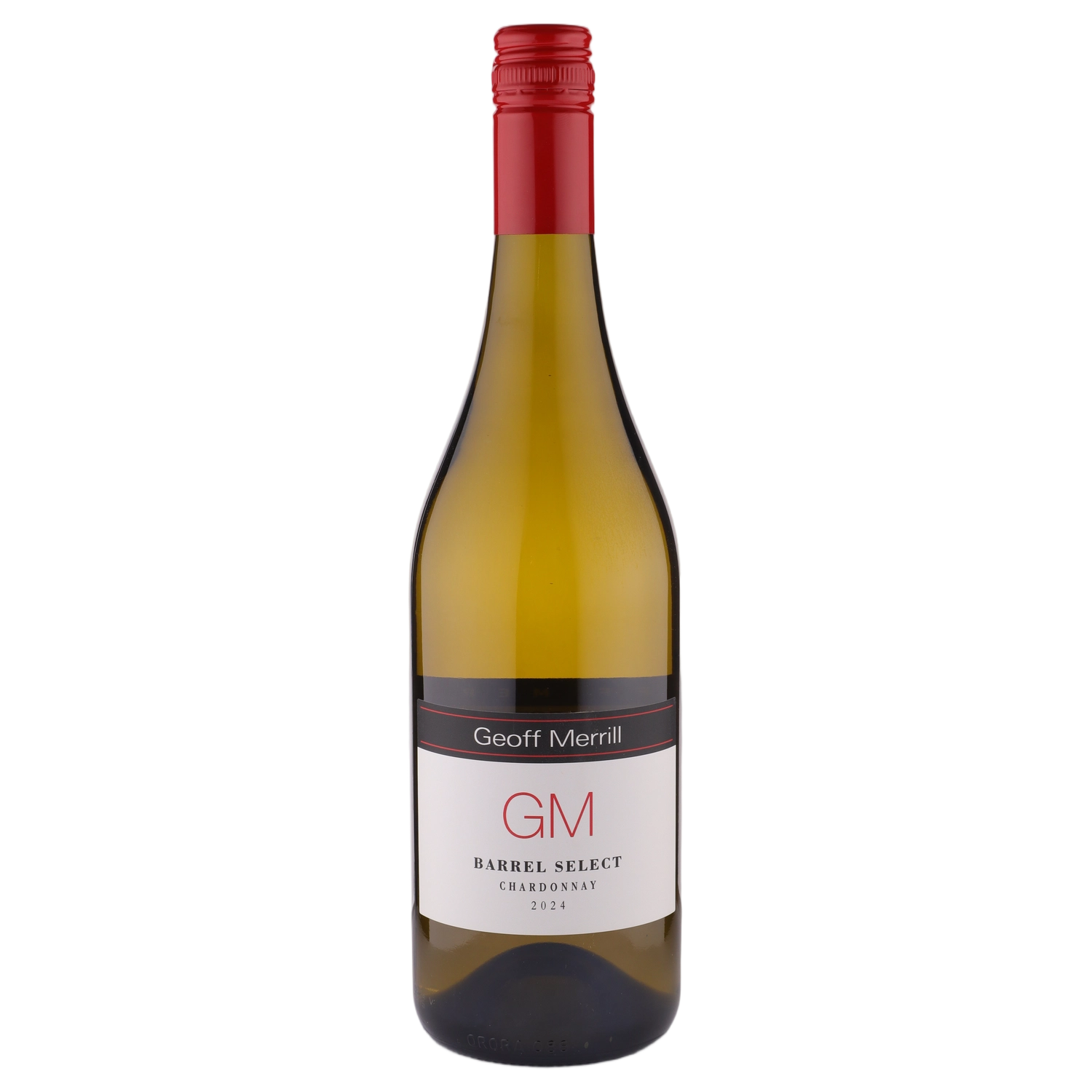 A bottle of Geoff Merrill Barrel Select Chardonnay 2024 750ml White Wine