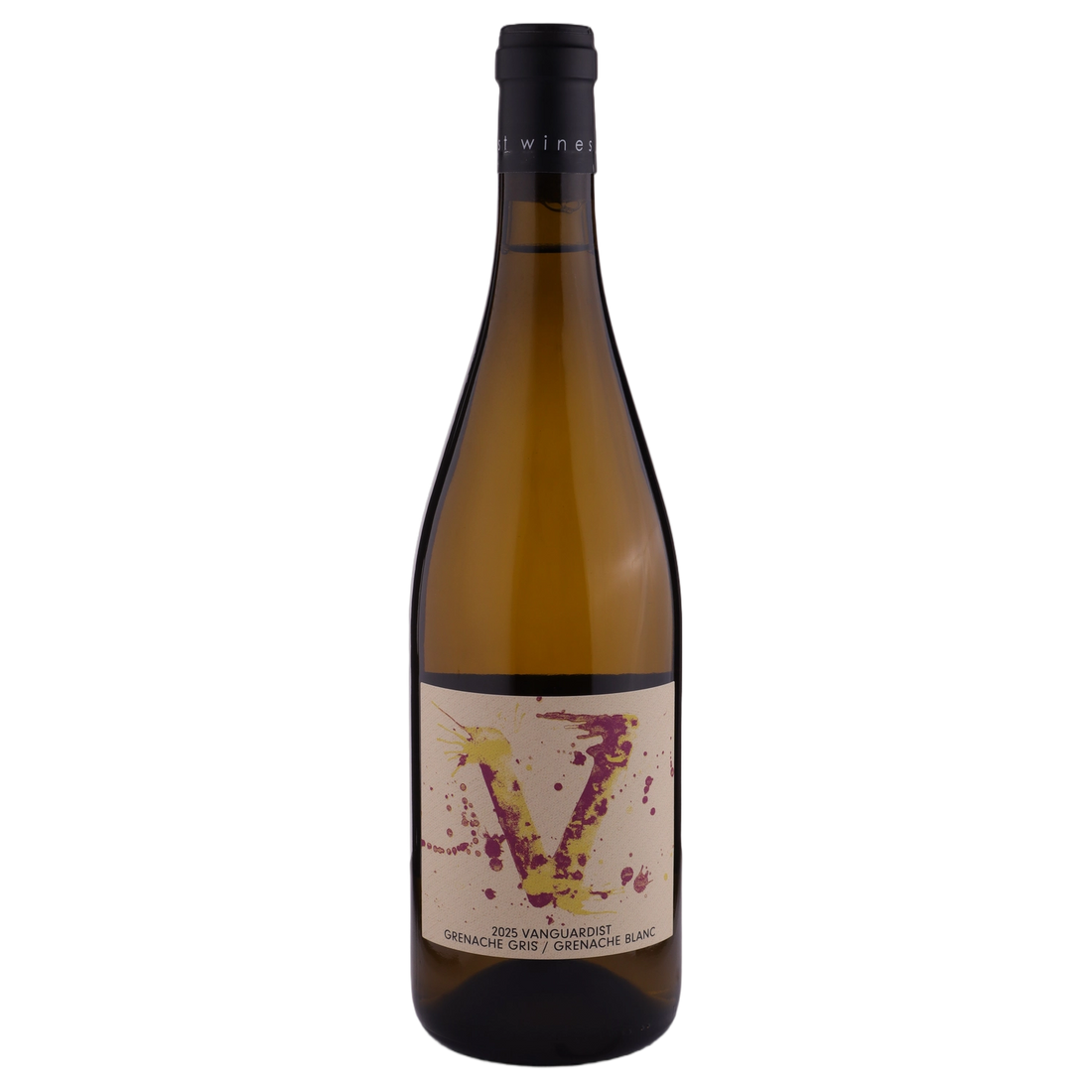 A bottle of Vanguardist V Grenache Gris/ Blanc 2025 750ml White Wine