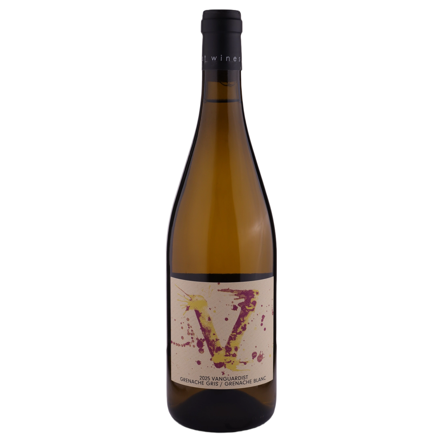 A bottle of Vanguardist V Grenache Gris/ Blanc 2025 750ml White Wine