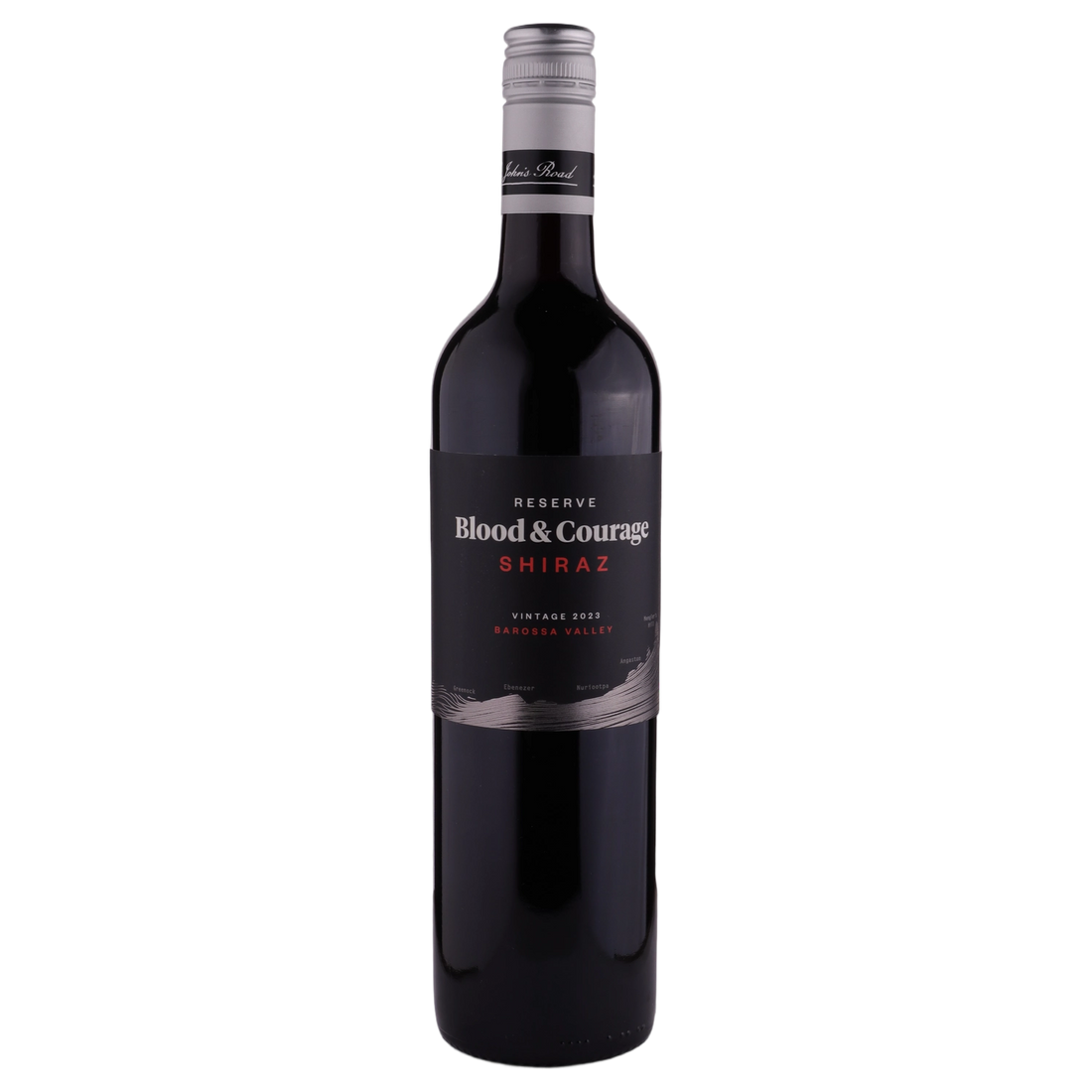 A bottle of St Johns Road Blood & Courage Reserve Shiraz 2023 750ml Red Wine