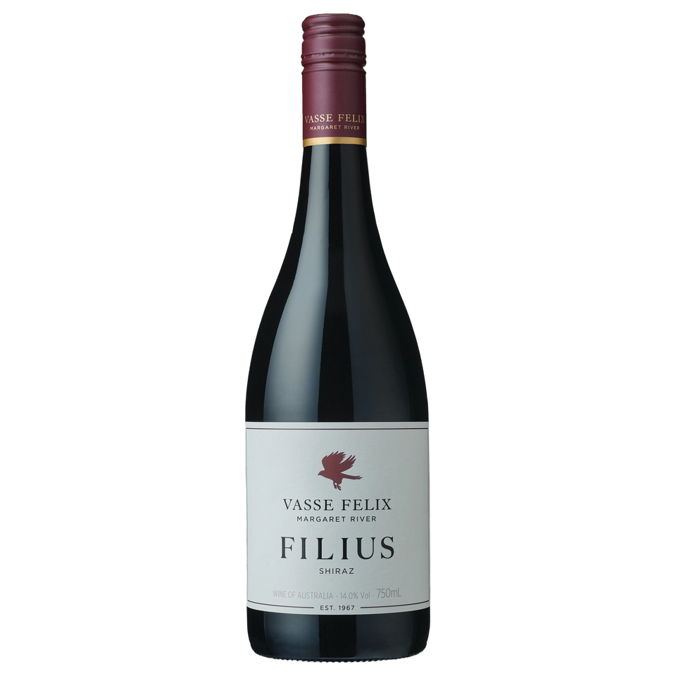 A bottle of Vasse Felix Filius Shiraz 2024 750ml Red Wine