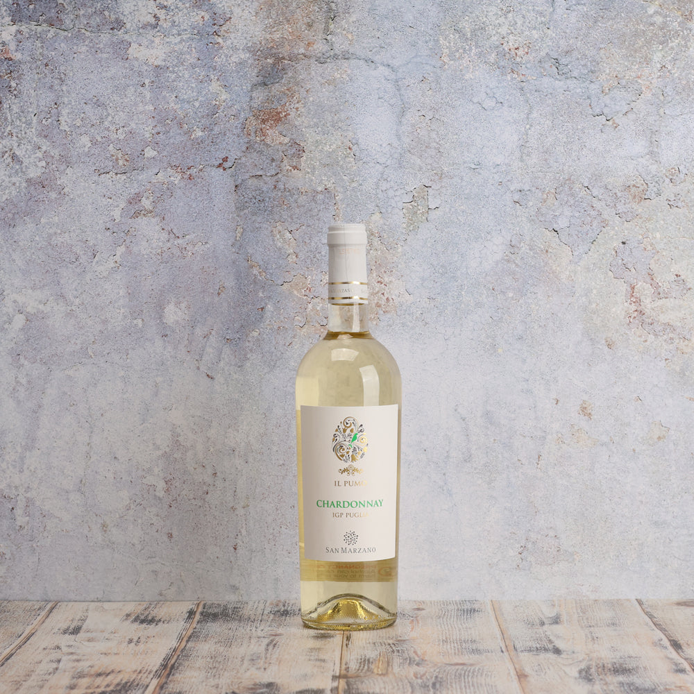 A bottle of San Marzano il Pumo Chardonnay 2025 750ml White Wine