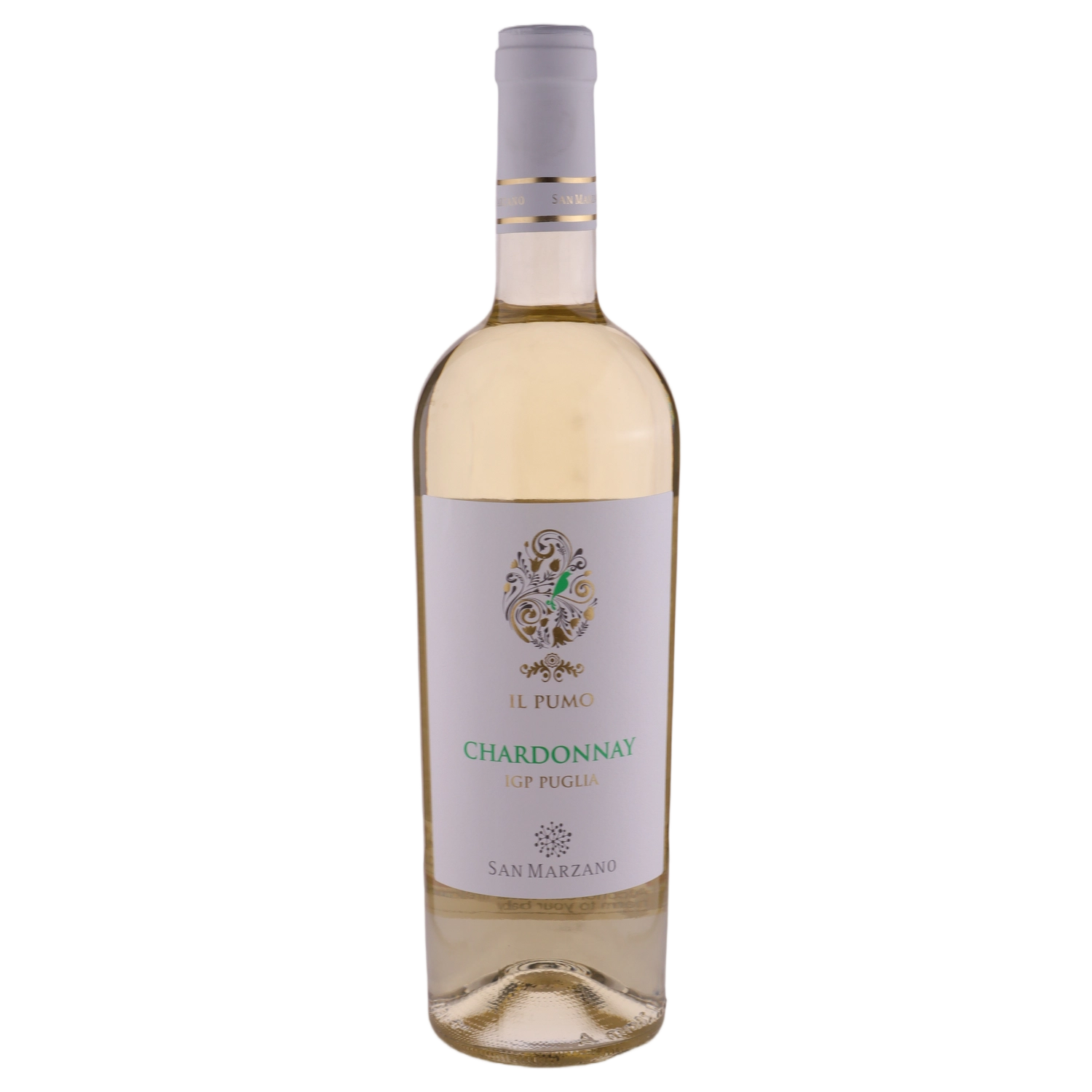 A bottle of San Marzano il Pumo Chardonnay 2025 750ml White Wine