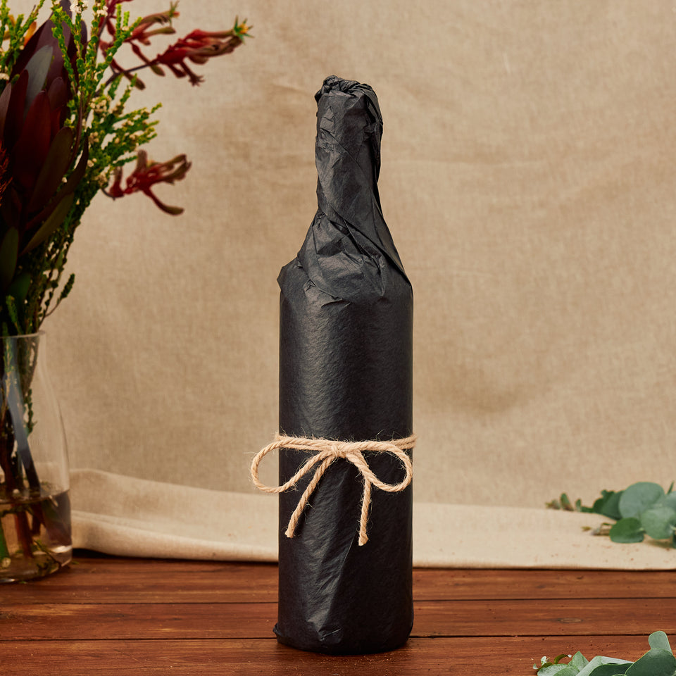 ITM616232 Mystery Single Bottle Burgundy Sloping Shape Transparent