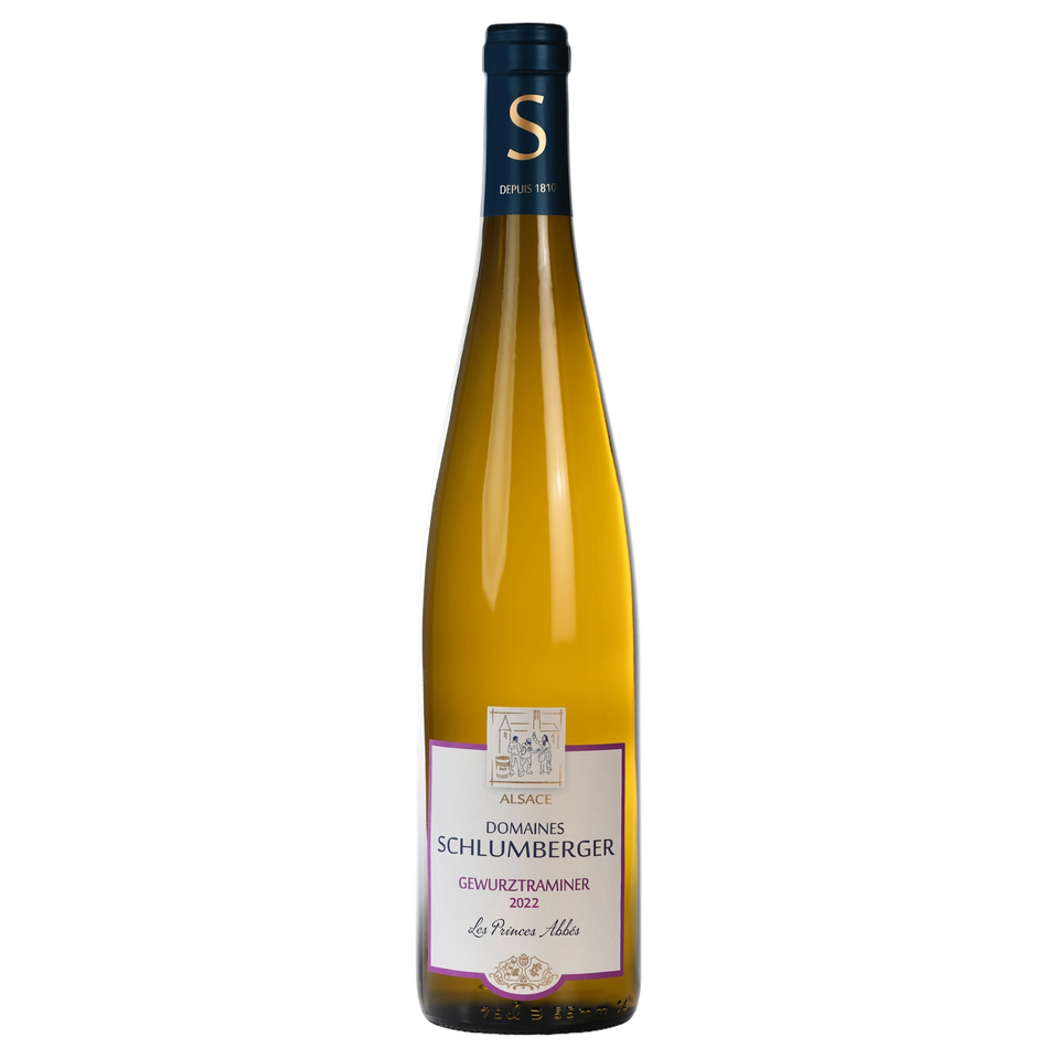 A bottle of Dom.Schlumberger Gewurztraminer Les Princes Abbes 2023 750ml White Wine